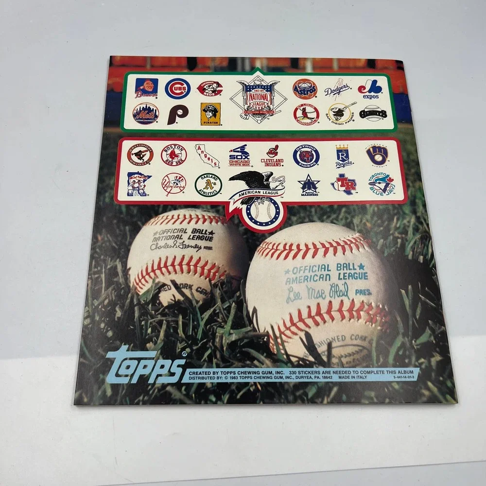 1983 Topps Baseball‎ Sticker Album Lot 6 NEW Major League Baseball